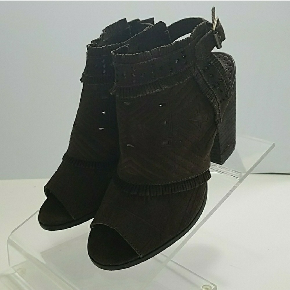 NAUGHTY MONKEY FESTIVAL OPEN TOE BOOTIES - Picture 8 of 8